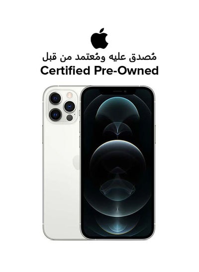 Buy Certified Pre-Owned - iPhone 12 Pro With FaceTime 256GB Silver 5G - International Version in Saudi Arabia