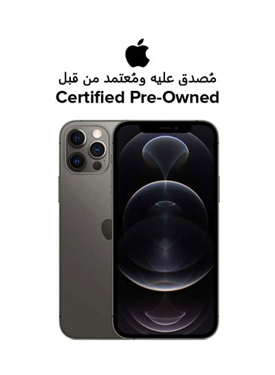 Buy Certified Pre owned - iPhone 12 Pro With Facetime 512GB Graphite 5G - International Version in Saudi Arabia