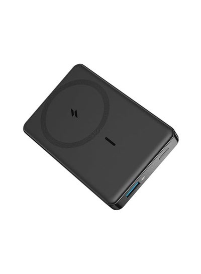 اشتري 10000 mAh Magnetic Power Bank 10K, Wireless Portable Charger, 20W Fast Charging Battery Pack USB-C Compatible With Magsafe, iPhone 15/15 Plus/15 Pro/15 Pro Max, iPhone 14/13/12 Series Black في مصر