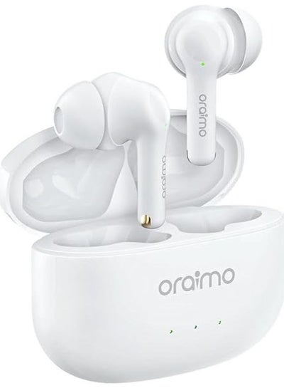 Buy oraimo FreePods 3C ENC Calling Noise Cancellation Long Playtime True Wireless Earbuds - OEB-E104DC - White in Egypt