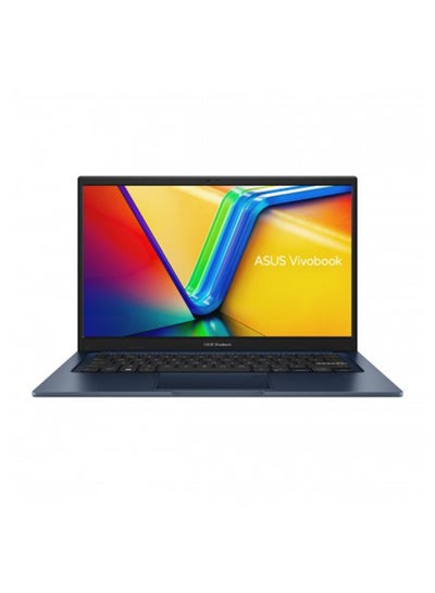 Buy Vivobook 14 Powered Intel Core i7-1355U Processor 1.7 GHz 12MB Cache, Up To 5.0 GHz, 10 Cores, 12 Threads With 16GB RAM, 512GB M.2 NVMe PCIe 4.0 SSD, Intel UHD Graphics, 14-Inch FHD English/Arabic Quiet Blue in UAE