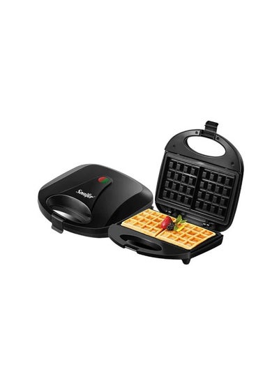 Buy Toaster Waffle Maker Sonifer sf-6134 waffle maker, 750 watts 750 W sf-6134 Black in Egypt