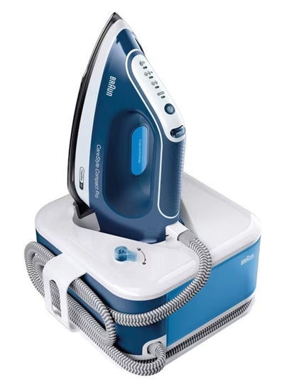 اشتري CareStyle Compact Pro Steam Generator, 1.5 ltr Tank, Smart iCare, Turbo mode, Auto Off, 6.5 barpump pressure 1.5 L 2400 W IS 2565 Blue في مصر