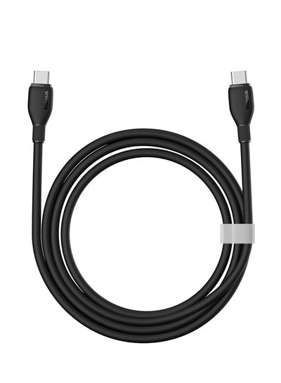 Buy 100W USB C To USB C Charger Cable [1.2m 5A] , Type C iPhone 15 Fast Charging Cable Compatible With MacBook Pro, iPad Pro/Air, iPhone 15/15 Plus/15 Pro Max, Galaxy S23+/S23 Ultra, And More Black in Saudi Arabia