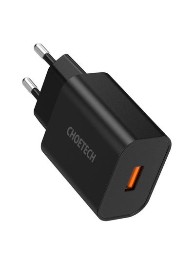 Buy QUICK CHARGE 3.0 18W 3A USB WALL CHARGER black in Egypt