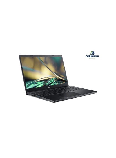 Buy ACER ASPIRE7- CORE I5-1240P-3.3GHZ- 512 GB SSD- 8GB RAM- NVIDIA RTX3050 4GB- 15.6 FHD IPS .DOS English/Arabic Charcoal Black in Egypt