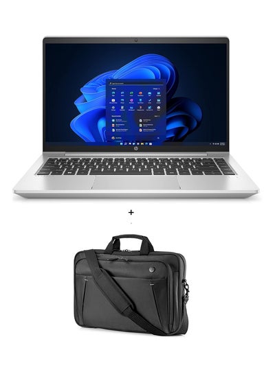 اشتري Business & Professional Light Weight laptop ProBook 440 G8 Laptop With 14-Inch Display, Core i7-1165G7 Processor/32GB RAM/1TB SSD/Intel Iris XE Graphics/Windows 11 Pro Free HP Business Bag Professional English/Arabic silver في الامارات