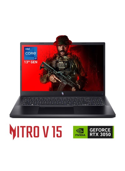 Buy Nitro V ANV15 Gaming Notebook 13Th Gen Intel Core i7-13620H 10 Cores/16GB DDR5 RAM/512GB SSD Storage/6GB NVIDIA®GeForce®RTX 3050 Graphics/15.6 Inch FHD IPS 144Hz Display/Win 11 Home English/Arabic Obsidian Black in UAE