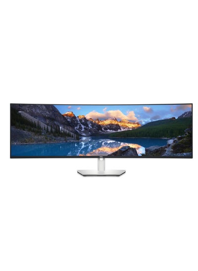 Buy Ultra Sharp 49" 5K Dual QHD Ultrawide Curved Monitor, 60 Hz Refresh Rate, 8 / 5 ms Response Time, 1.07 Billion Colors, 350 cdm Brightness, LED Backlight, USB-C U4924DW Black And Grey in UAE