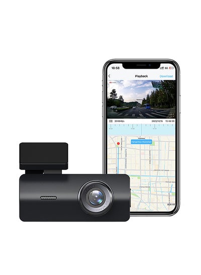 اشتري K2 Dash Cam, 1080P, Wifi, APP, Loop recording, G-sensor, Cigarette adaptor في مصر