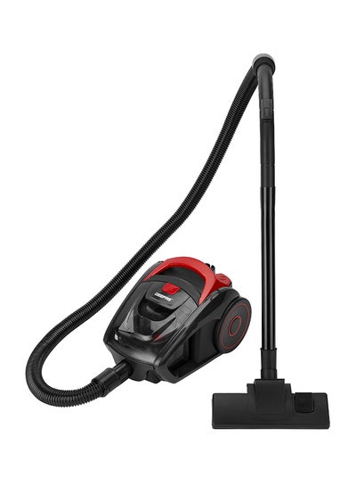 اشتري Cyclonic Vacuum Cleaner With 1.5L Dust bag Capacity, Lower Noise Design, Flexible Hose With handle Airflow Control, Pedal On/Off Switch, Automatic Cord Rewinder Function, Hepa Filtration System 1.5 L 2200 W GVC19035 Red, Black في الامارات