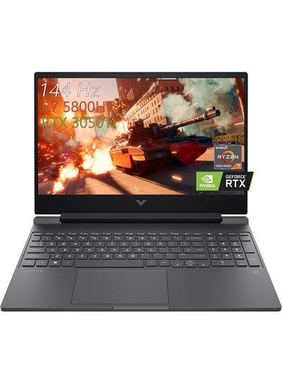 Buy Victus 15 Gaming Laptop With 15.6-Inch Display, AMD Ryzen 7 5800H Processor/64GB RAM/1TB SSD/4GB Nvidia RTX 3050Ti Graphics Card/Windows 11 Home English Grey in UAE