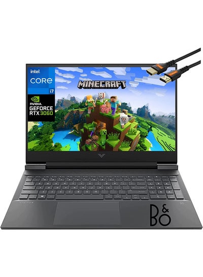 Buy Victus Gaming Laptop With 16.1-Inch Display, Core i7-11800H Processor/32GB RAM/1TB SSD/6GB Nvidia GeForce RTX 3060 Graphics Card/Windows 11 Home + HDMI Cable English Grey in UAE