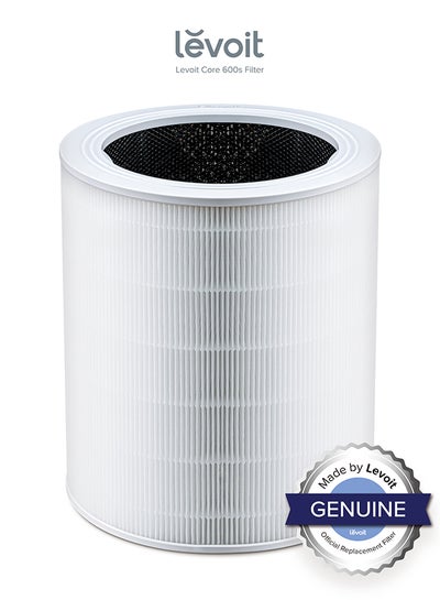 Buy Core 600S H13 True HEPA Replacement Filter Captures Large Particles, Bacteria and Reduce Odors 1 Pack Core-600S-RF White in UAE