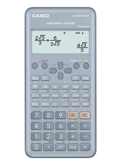 Buy Standard Scientific Calculator 10 + 2 digits 252 Functions FX-82ESPLUS-2BUWDT Blue in Saudi Arabia
