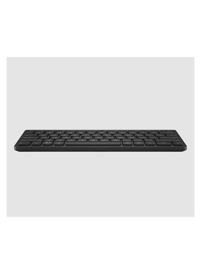 اشتري 350 Compact Multi-Device Keyboard Arab Black في السعودية