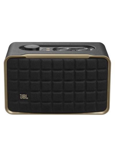 اشتري مكبر صوت JBL Authentics 200 للمنزل الذكي مع واي فاي وبلوتوث أسود في السعودية