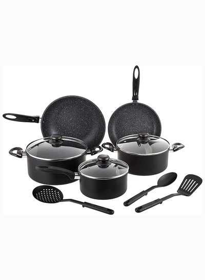 اشتري Pyrex Elegance Cooking Set 11pcs black 38 X 29.5 X 19cm في الامارات