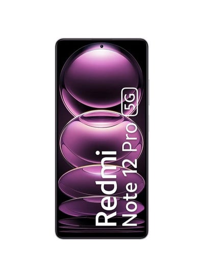 Buy Redmi Note 12 Pro 5G Dual SIM Stardust Purple 8GB RAM 256GB - Global Version in UAE