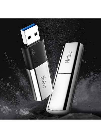 Buy Netac US2 USB3.2 Solid State Flash Drive 256GB,up to 530MB USB3.2 silver 256 GB in Saudi Arabia