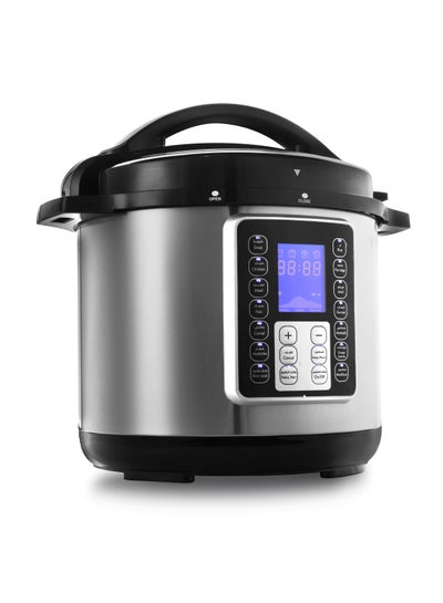 Buy Electric Pressure Cooker Pro 8 L 120 W E04111 Silver/Black in Saudi Arabia