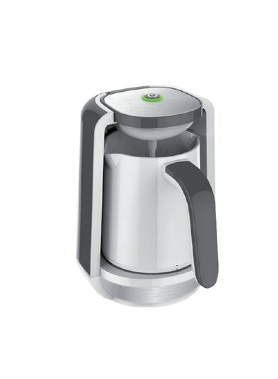 Buy Turkish Coffee Maker 250 ml 480 W E03449 Grey/White in Saudi Arabia