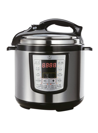 اشتري Electric Pressure Cooker 8 L 1200 W E04102 Silver/Black في السعودية