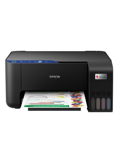 Buy EcoTank ET-2811 Inkjet Wireless Colour Printer With Ink Cartridges And Wifi + Smartpanel App Connectivity Black in UAE