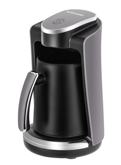 Buy Turkish Coffee Maker 400 ml 500 W STCM-4973 Black/Silver in Saudi Arabia