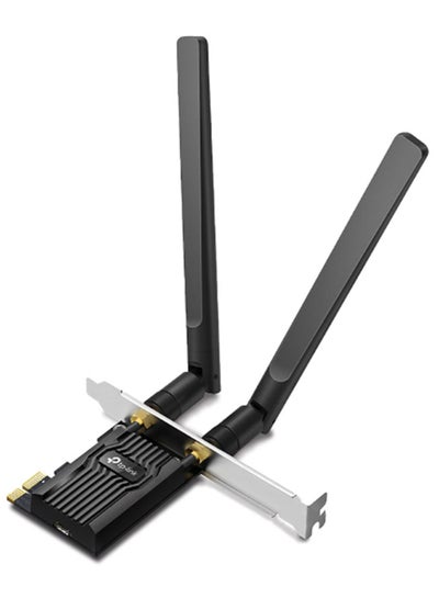 Buy AX1800 Wi-Fi 6 Bluetooth 5.2 PCIe Adapter Black in Saudi Arabia