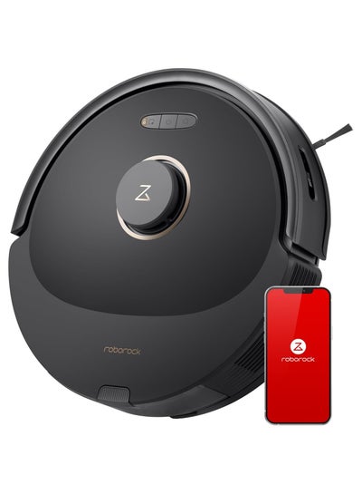 Buy Q8 Max Robotic Vacuum And Mop Cleaner, DuoRoller Brush, 5500Pa Strong Suction, Lidar Navigation, Obstacle Avoidance, Multi-Level Mapping, Perfect For Pet Hair 470 ml 59 W Q8M52-00 Black in UAE