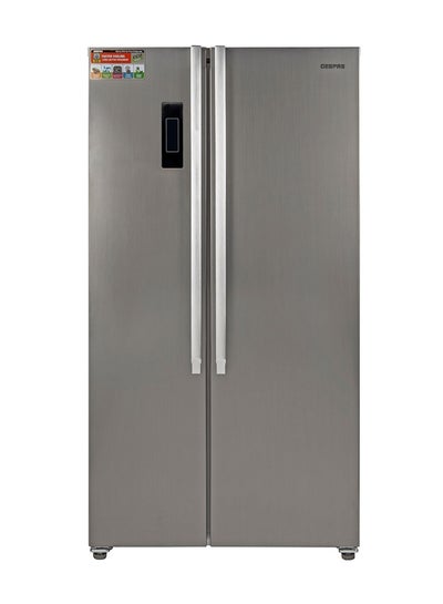 اشتري Side By Side No-Frost Refrigerator 436 L GRFS4979SXHN-1 Grey في السعودية