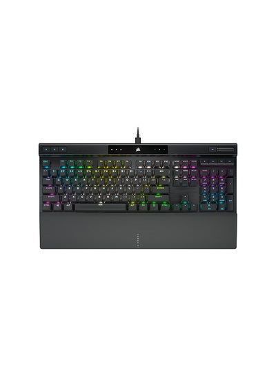 اشتري K70 PRO RGB Optical-Mechanical Gaming Keyboard with PBT DOUBLE SHOT PRO Keycaps Black في السعودية