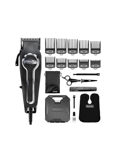 Buy Elite Pro Hair Cutting Kit Powerful And Durable Motor Secure-Fit Premium Guide Combs 79602-300 Black/Silver in UAE