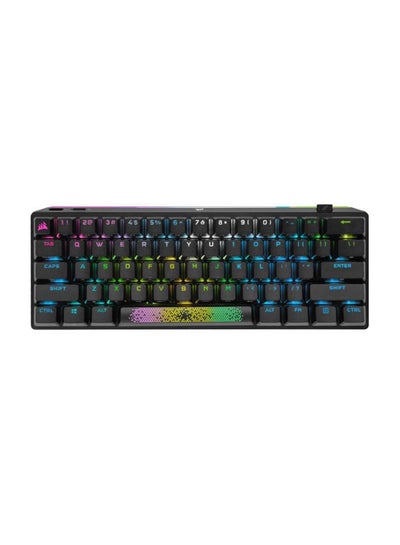 Buy K70 PRO MINI WIRELESS RGB 60% Mechanical Gaming Keyboard, Backlit RGB LED, CHERRY MX Red Keyswitches, (CH-9189010-NA) Black in UAE