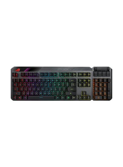 Buy MA02 Rog Claymore II Wireless Modular Mechanical Gaming Keyboard, Detachable Numpad, RX Red Switches, Aura Sync, 2.4 Ghz, USB 2.0,English Arabic, Black | 90MP01W0-BKCA00 Black in Saudi Arabia