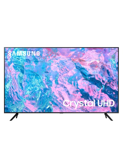 اشتري Smart TV, Crystal UHD 4K, CU7000, 55 Inch, 2023, Crystal Processor 4K, PurColor, Smart Hub - International Version UA55CU7000UXMM Black في الامارات