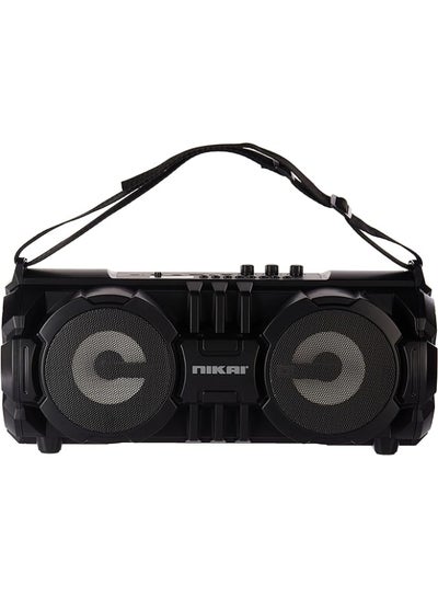 اشتري Nikai Rechargeable Boombox Party Speakers BT 5000 PMPO - NBMBS20 NBMBS20 Black في السعودية