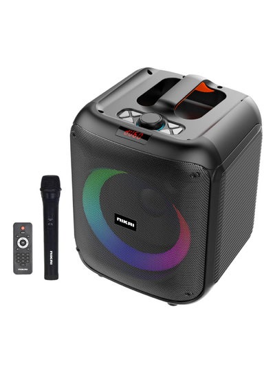 اشتري سماعات الحفلات Nikai القابلة لإعادة الشحن Boombox BT 5000 PMPO - NBMBS20 NBMBS20 أسود في الامارات