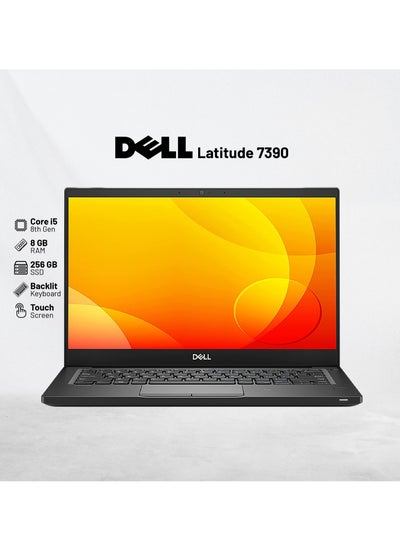 Buy Latitude 7390 (Refurbished) Laptop, 13.3-Inch FHD Touch Display,Intel Core i5-8350U Upto 3.6GHz, 8Gb Ram, 256Gb Ssd, DisplayPort Via USB-C, HDMI, Qualcomm WWAN, Wi-Fi, Bluetooth, Windows 10 Pro English Black English Black in Egypt