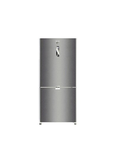 Buy SHARP Fridge Inverter Digital, Bottom Freezer, 558 L, Silver Dark - SJ-PV73K-DST SJ-PV73K-DST Silver Dark in Egypt