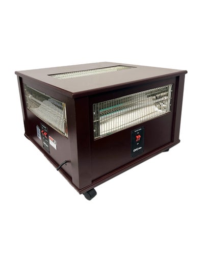 Buy Quartz Heater With 4 Heating Level 2000 W GVHT-3441 Brown in Saudi Arabia