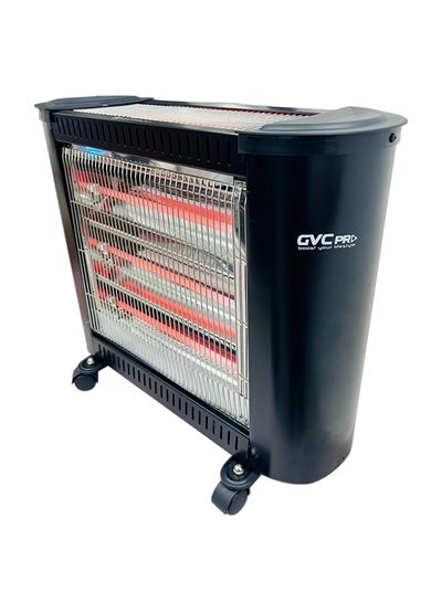 اشتري Decoration Heater With 3 Halogen Heating Level 2400 W GVCHT-1212 Black في السعودية