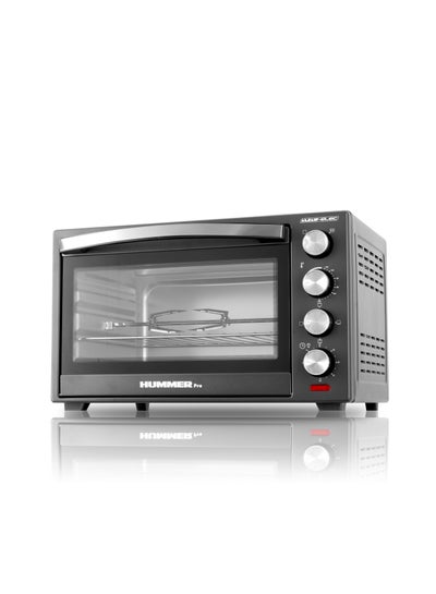 Buy HUMMER PRO Oven With Grill 30 L 1600 W E01107 Black in Saudi Arabia