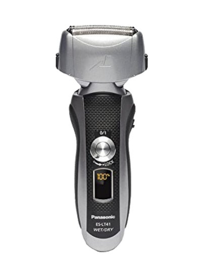 اشتري ES-LT41 Men's 3-Blade Arc 3 Wet And Dry Rechargeable Electric Shaver With Nanotech Blades Black/Grey في الامارات