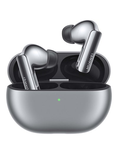 اشتري FreeBuds Pro 3 Wireless Bluetooth Earphones, Ultra-Hearing Dual Driver, Pure Voice 2.0, Intelligent ANC 3.0, Triple Adaptive EQ, Dual-Device Connection, iOS And Android Silver Frost في الامارات