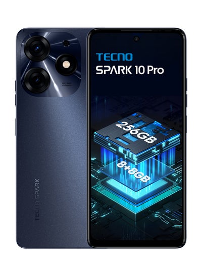 Buy Spark 10 Pro 6.8 Inch Starry Black 8GB 256GB 4G - International Version in UAE