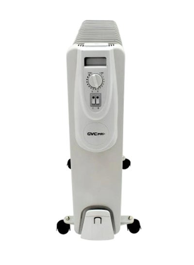 اشتري 11-Fins Oil Heater 2500 W GVOR-2011 White في السعودية