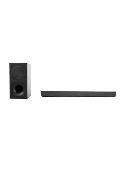 Buy 2.1Ch Sound Bar Speaker With Wireless Subwoofer 330W Black HT-S400 black in Saudi Arabia