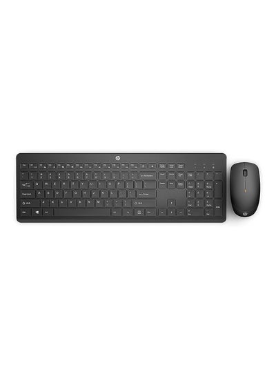 اشتري 230 Wireless Keyboard and Mouse Combo Set, 1600 Dpi, English Arabic, 18H24AA#ABV Black في الامارات